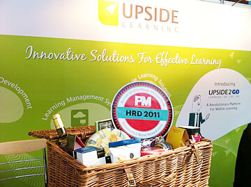 Upside Learning Shines At CIPD HRD 2011; Wins Runner–Up Award For The Best Stands