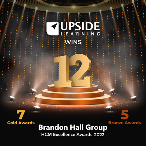 Upside Learning Brings Home 12 Esteemed Brandon Hall Group Excellence Awards