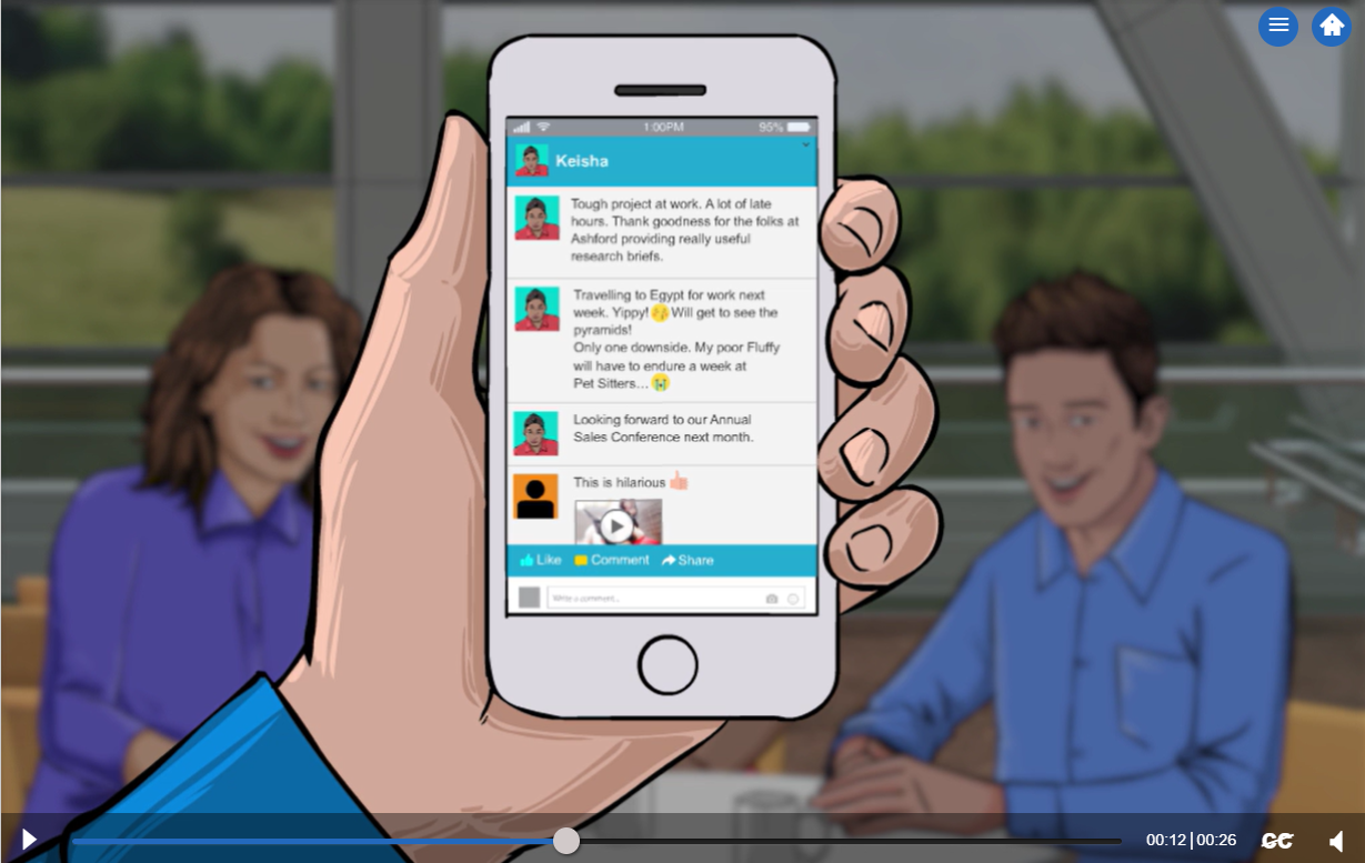 An Interactive Video Approach to Learning about Cyber Security